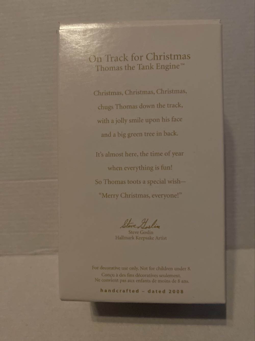 On Track for Christmas - Thomas and Friends (Movies & Television) ornament collectible [Barcode 795902040598] - Main Image 2