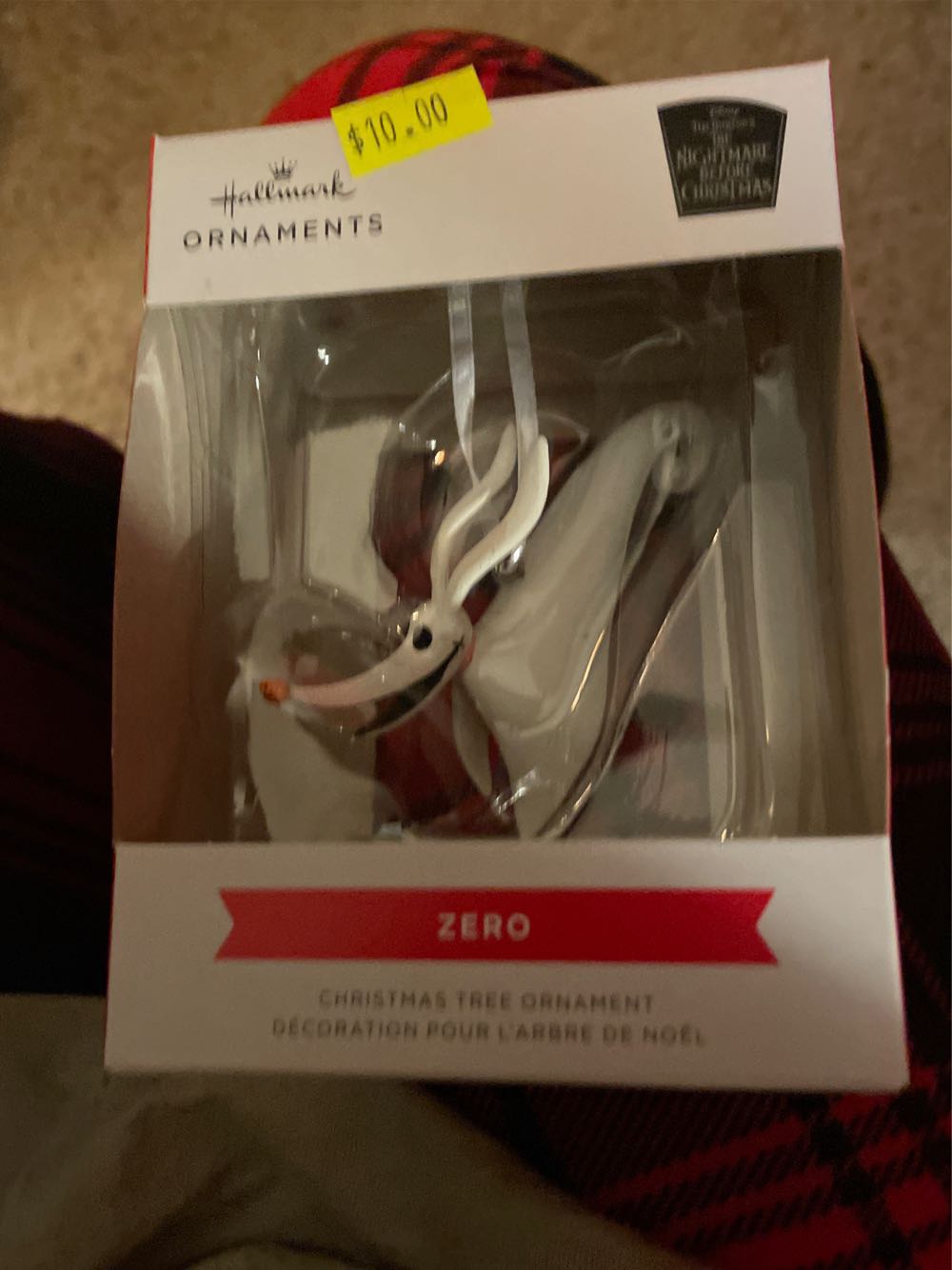 Zero - The Nightmare Before Christmas - Nightmare Before Christmas (Nightmare Before Christmas) ornament collectible [Barcode 763795561537] - Main Image 3