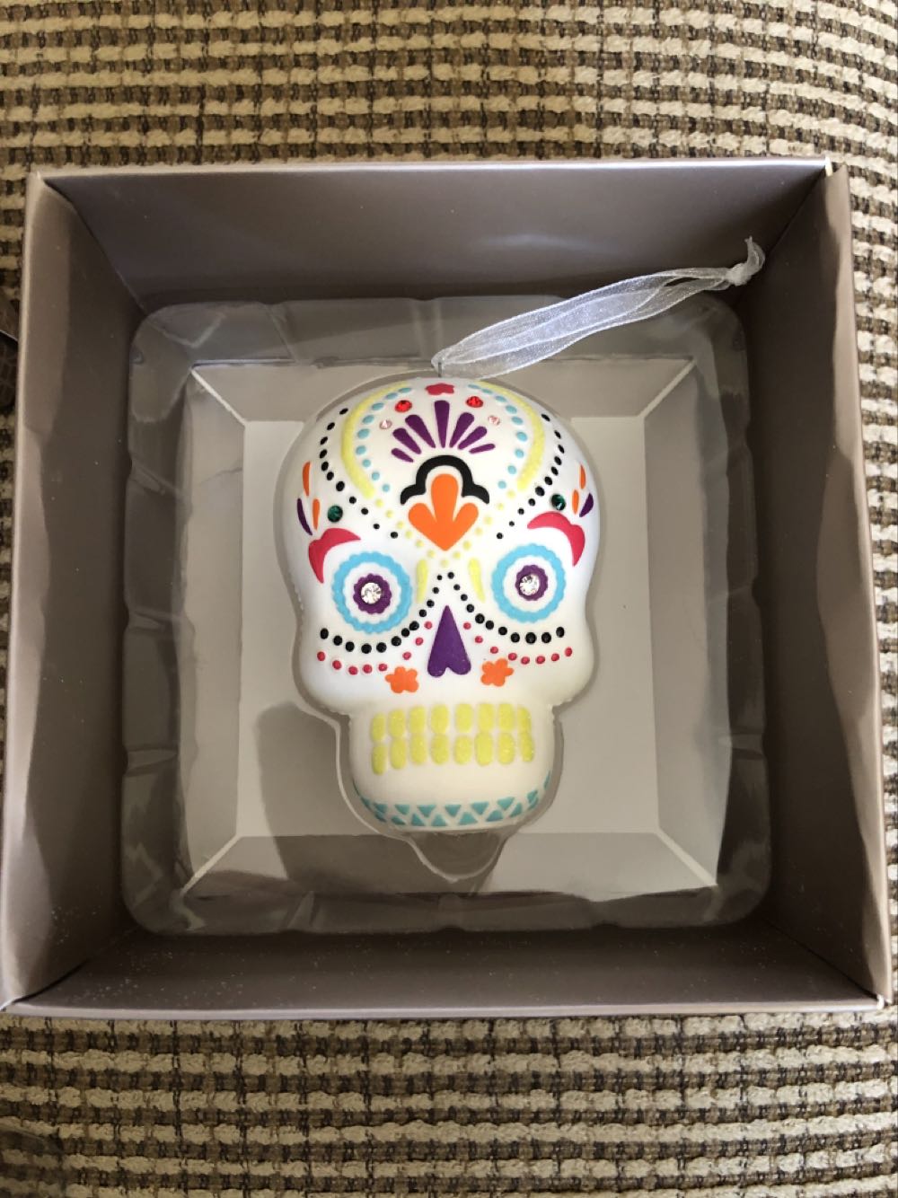 Signature Sugar Skull  (Halloween) ornament collectible [Barcode 763795102976] - Main Image 2