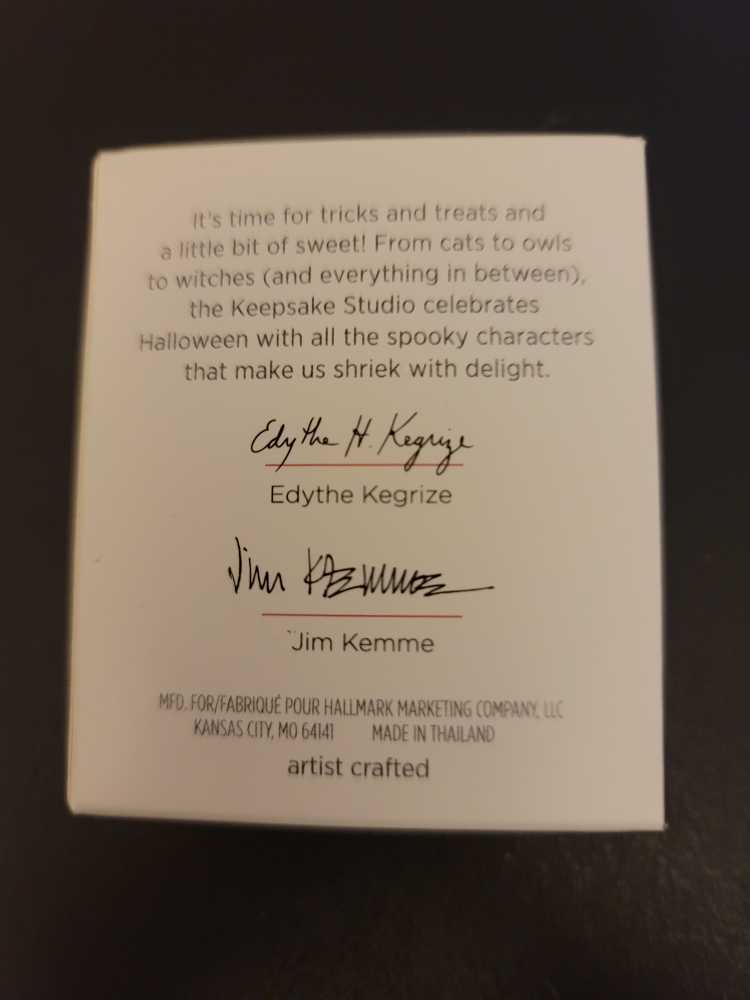 Halloween Collection Miniature Bitty Bat 🐶 - Halloween Miniature (Halloween) ornament collectible [Barcode 763795348237] - Main Image 2