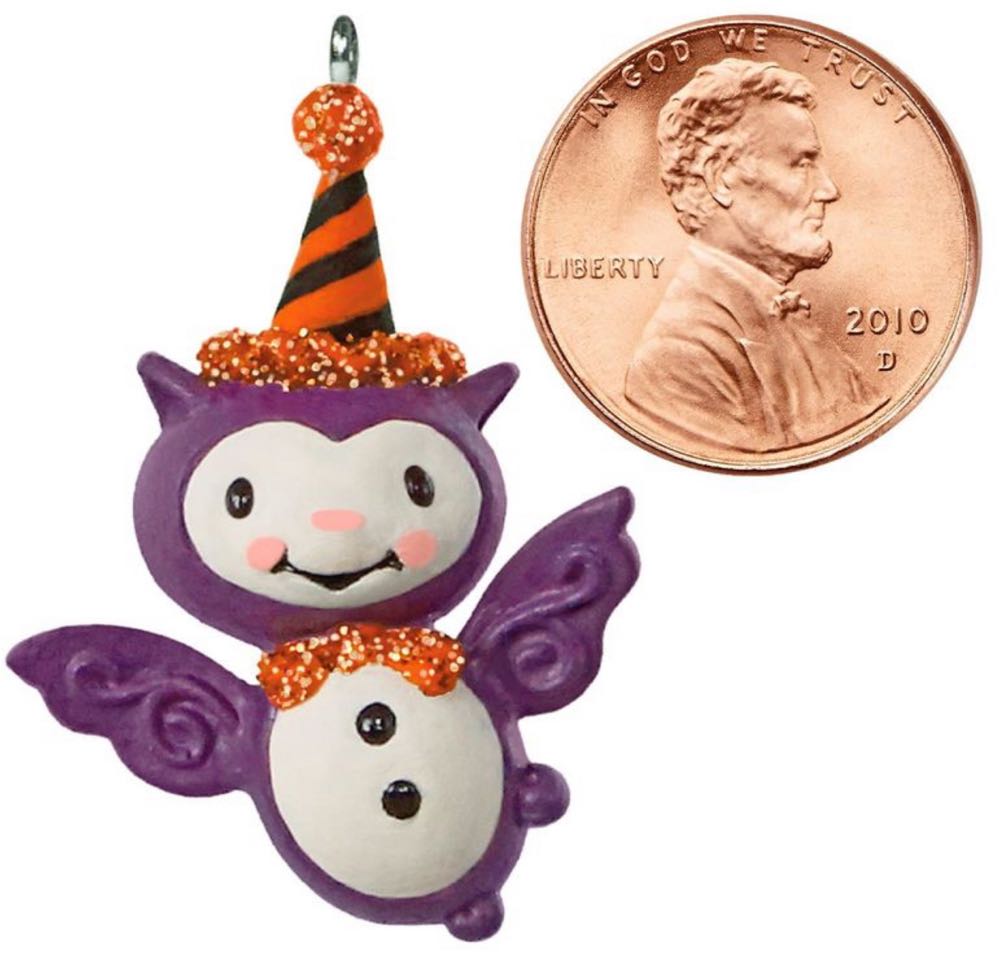 Halloween Collection Miniature Bitty Bat 🐶 - Halloween Miniature (Halloween) ornament collectible [Barcode 763795348237] - Main Image 3