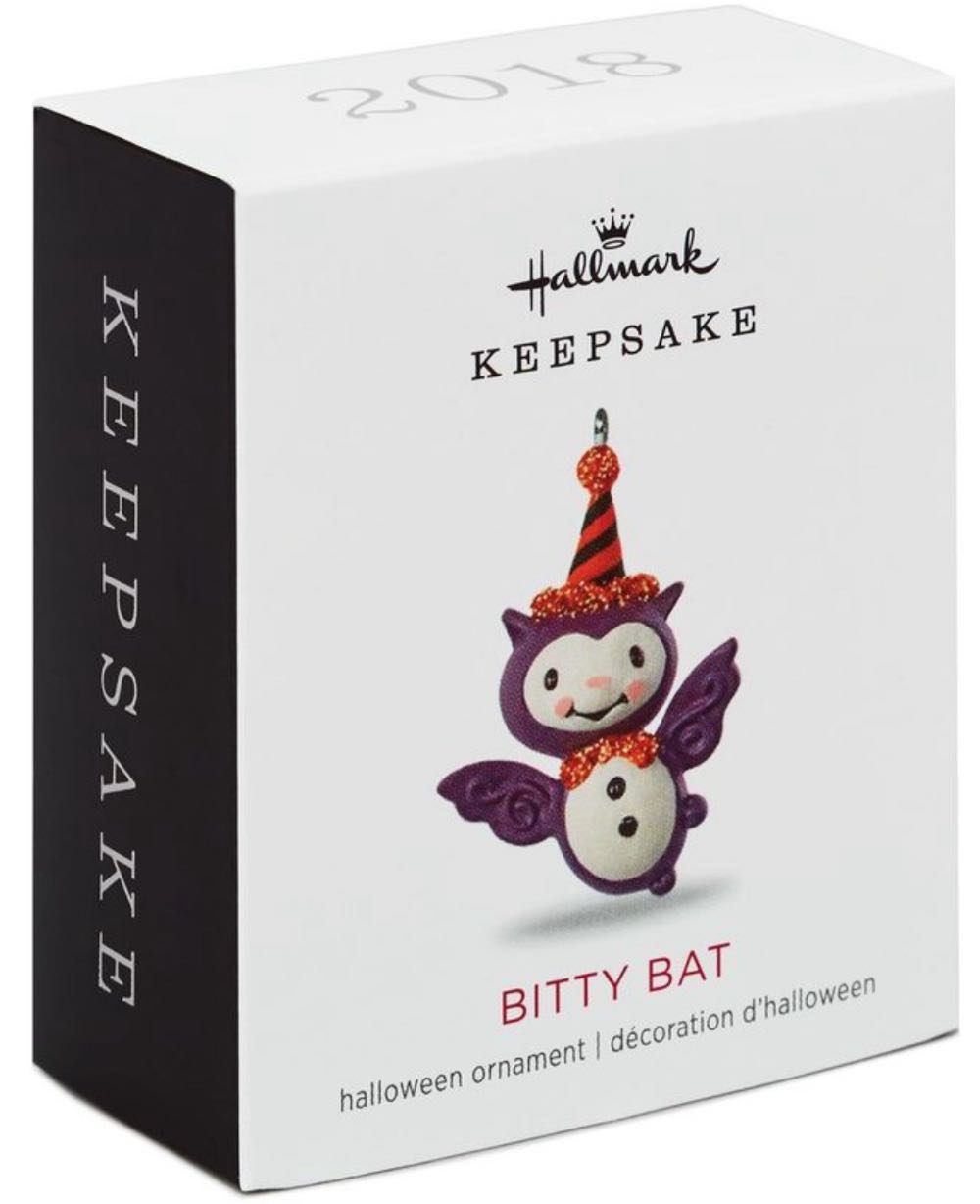 Halloween Collection Miniature Bitty Bat 🐶 - Halloween Miniature (Halloween) ornament collectible [Barcode 763795348237] - Main Image 4