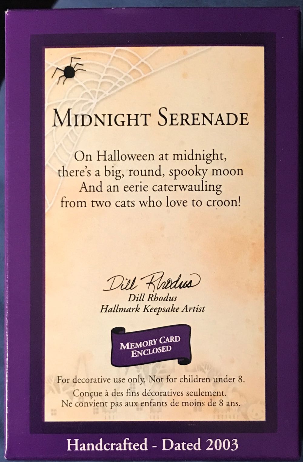 Halloween Collection Haunted House Midnight Serenade - Halloween Haunted House (Halloween) ornament collectible [Barcode 015012728729] - Main Image 3