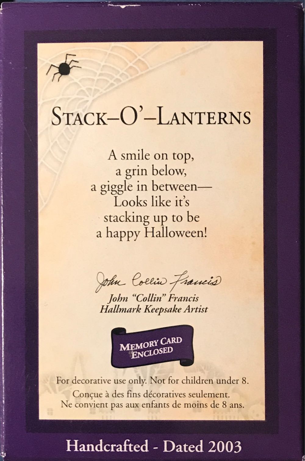 Stack-O’-Lanterns - Halloween Haunted House (Halloween) ornament collectible [Barcode 015012728996] - Main Image 2