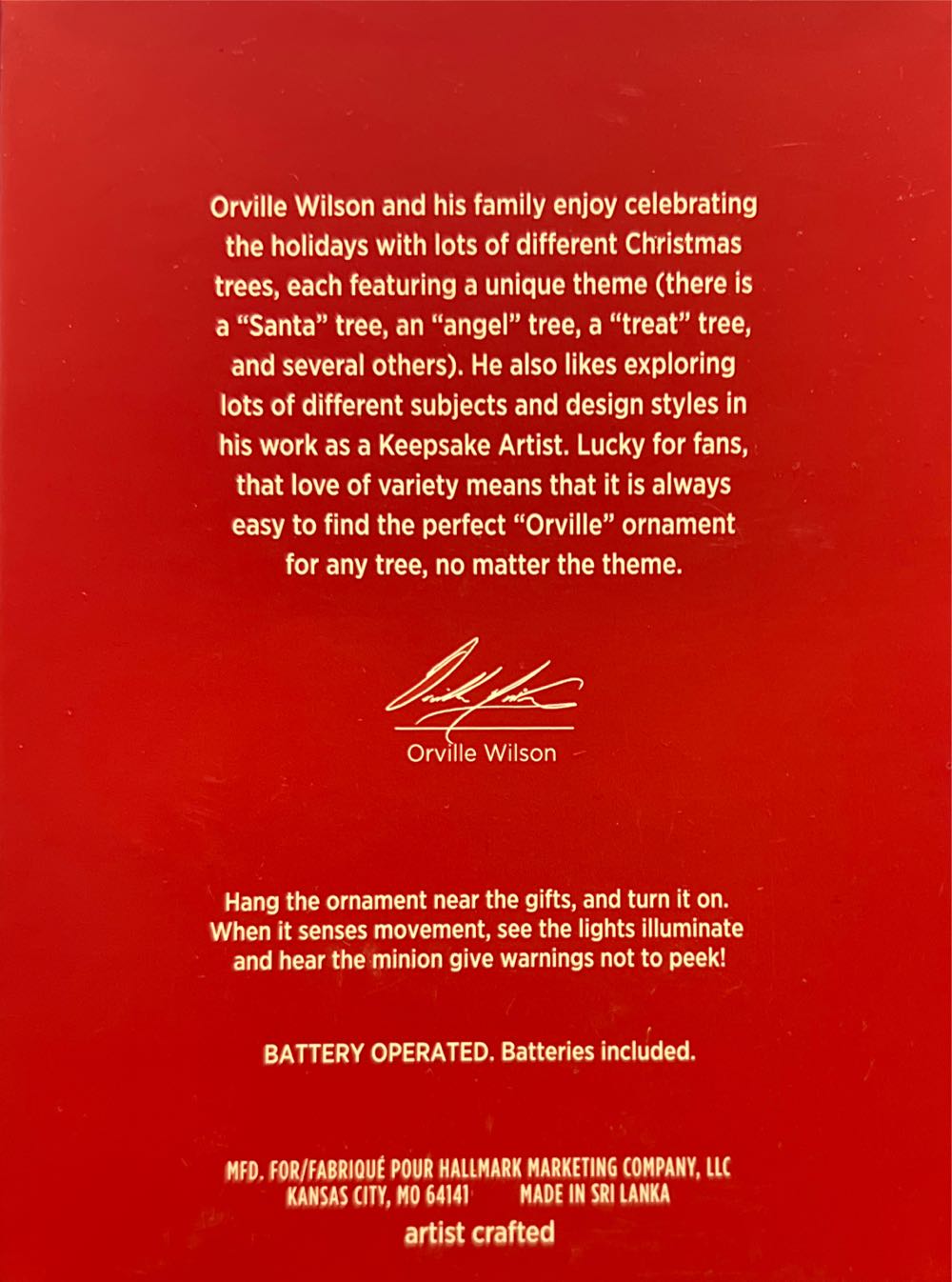 2020 Minion Peekbuster - Magic Sound & Light (Despicable Me) ornament collectible [Barcode 763795613281] - Main Image 2