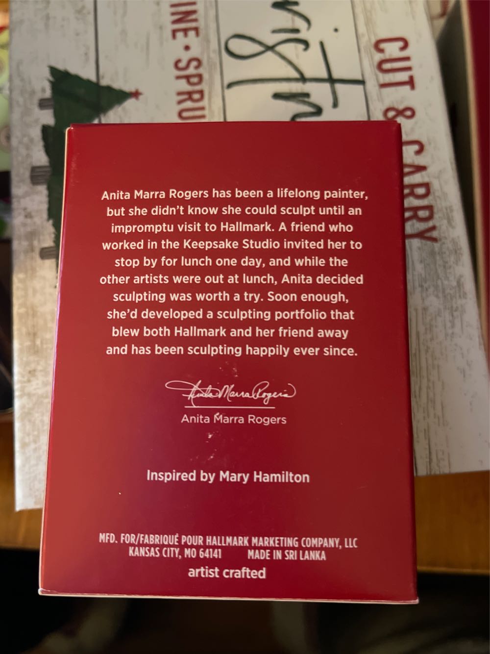 Mary Hamilton Bears - Ho-Ho-Holiday (5th And Final In Series) - Mary Hamilton’s Bears (Teddy Bear) ornament collectible [Barcode 763795583898] - Main Image 2