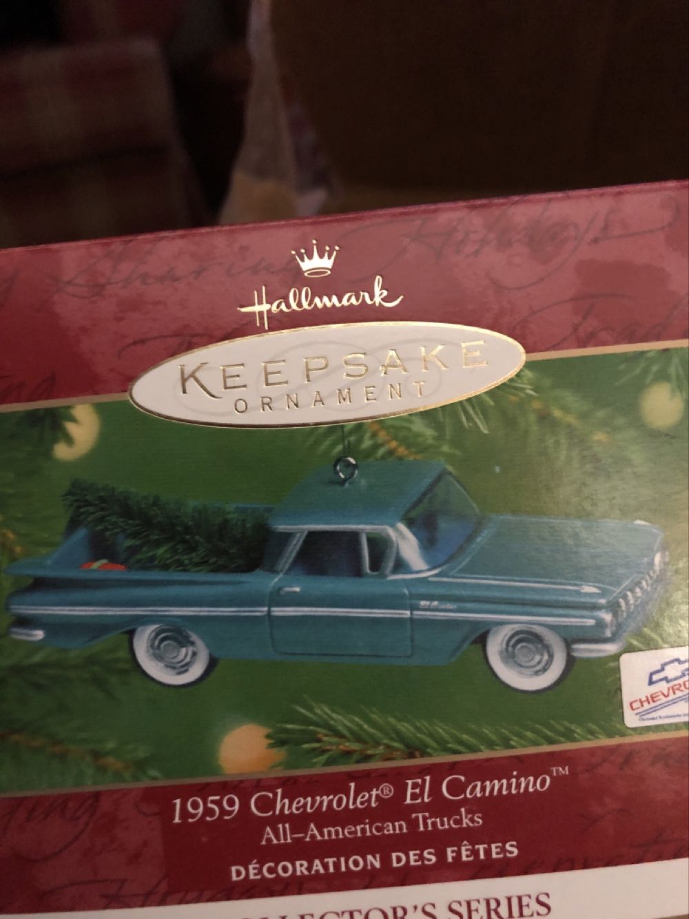 Truck-1959 Chevrolet El Camino - All American Trucks (Trucks) ornament collectible [Barcode 015012629255] - Main Image 2