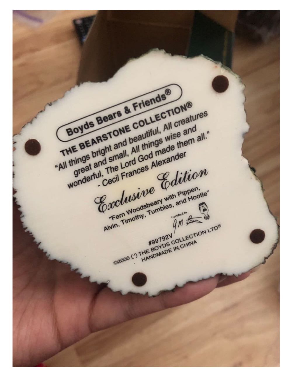 Bearstone Collection  ornament collectible - Main Image 3