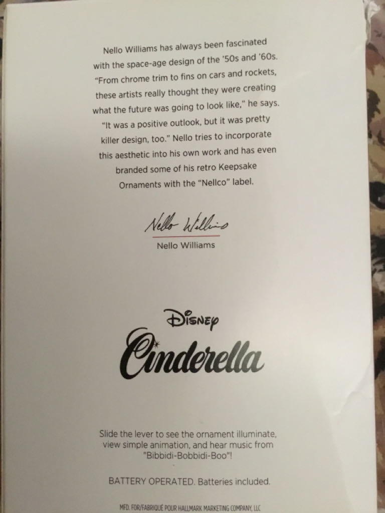 Bibbidi-Bobbidi-Boo - Cinderella (Disney) ornament collectible [Barcode 763795399642] - Main Image 2