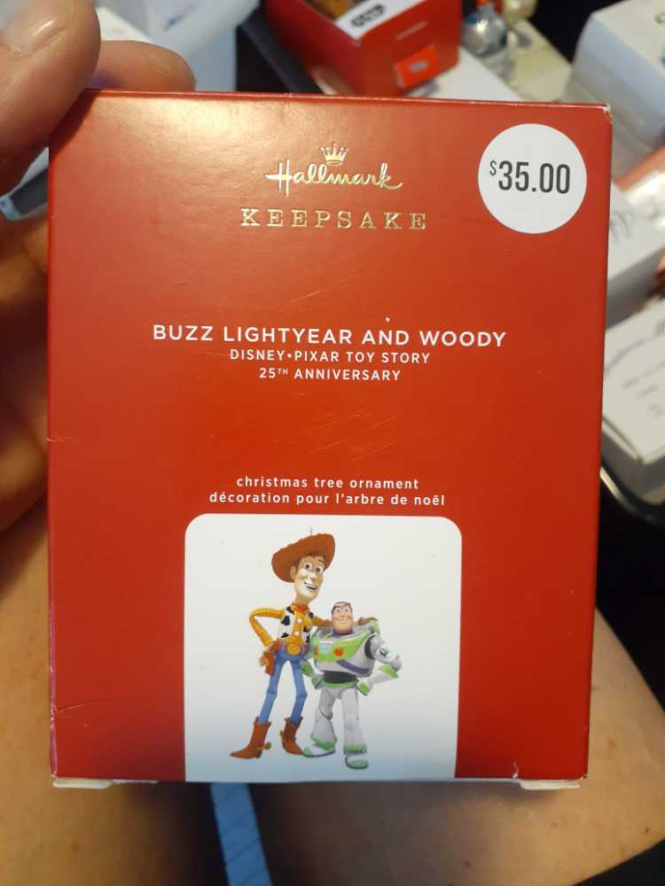 Buzz Lightyear And Woody - Disney Toy Story (Movies) ornament collectible [Barcode 763795617838] - Main Image 3
