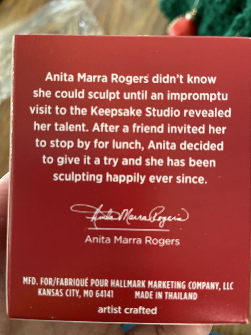 Festive French Horn - Mini Marching Band (Band) ornament collectible [Barcode 763795603299] - Main Image 2