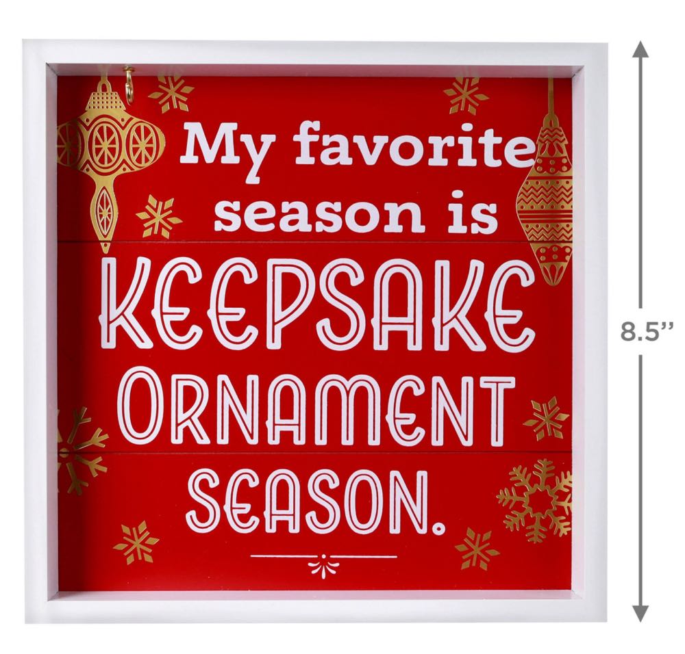 Keepsake Ornament Season Sign Block - Display (Display) ornament collectible [Barcode 763795664733] - Main Image 3