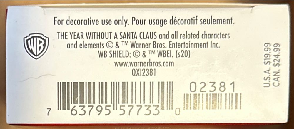 Heat Miser Chorus - The Year Without A Santa Claus (The Year Without A Santa Claus) ornament collectible [Barcode 763795577330] - Main Image 4