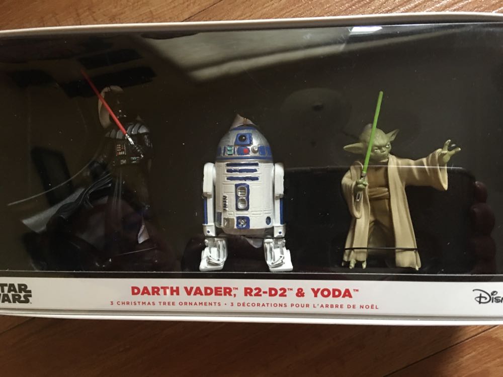 Darth Vader, R2-D2 & Yoda - Star Wars (Sci-Fi) ornament collectible [Barcode 763795640782] - Main Image 1