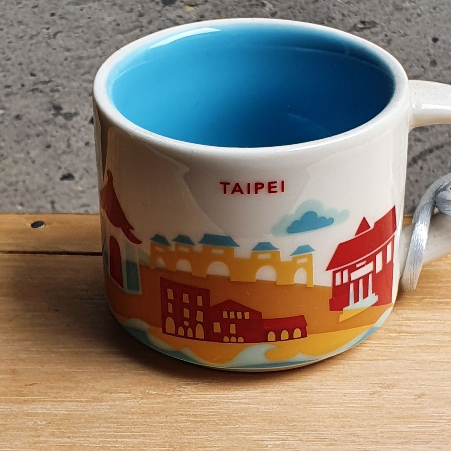 Egyptian Red ball with Gold Swirls & small clear ball at bottom