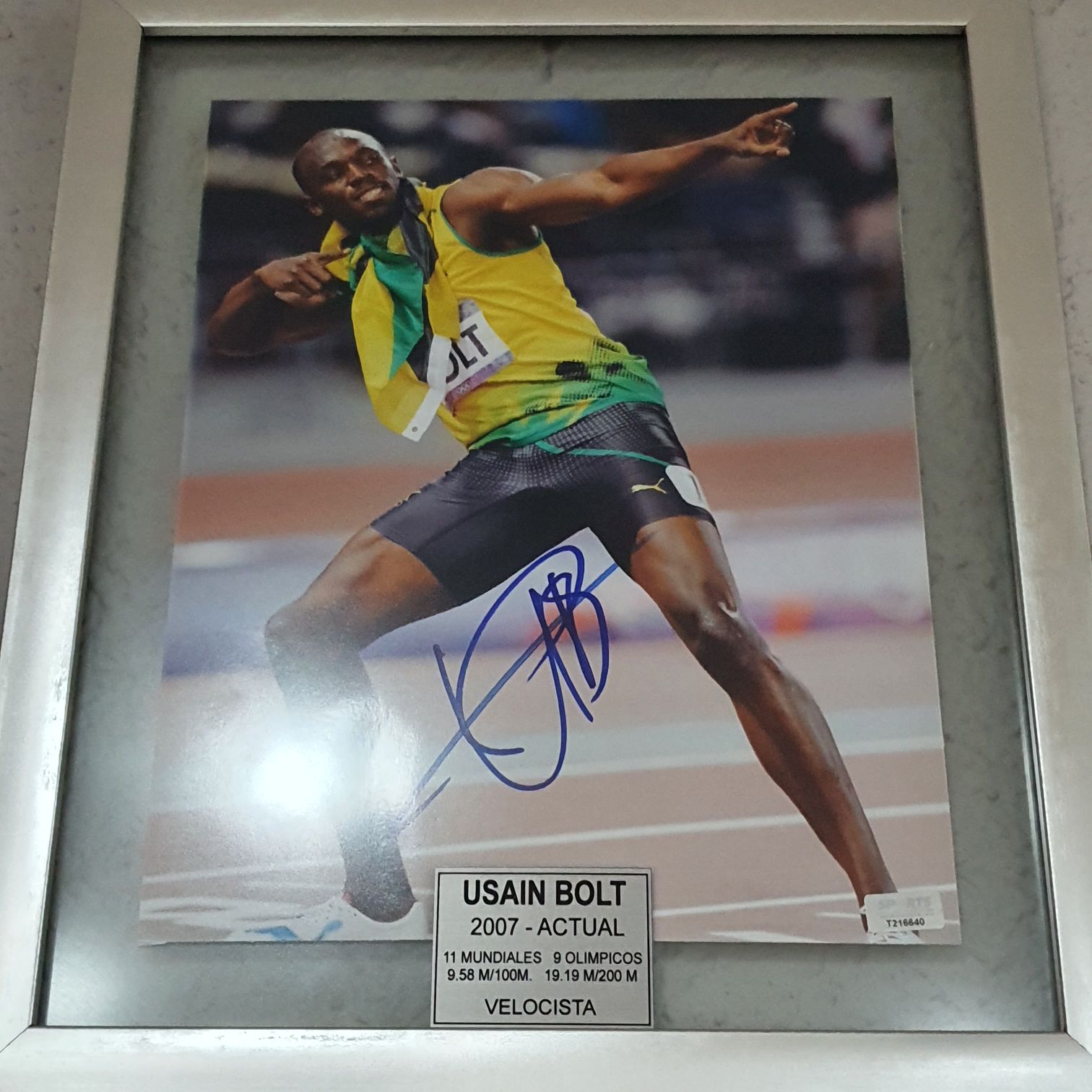 Fotografía Usain Bolt - Autografiada (Autografiada) ornament collectible - Main Image 2
