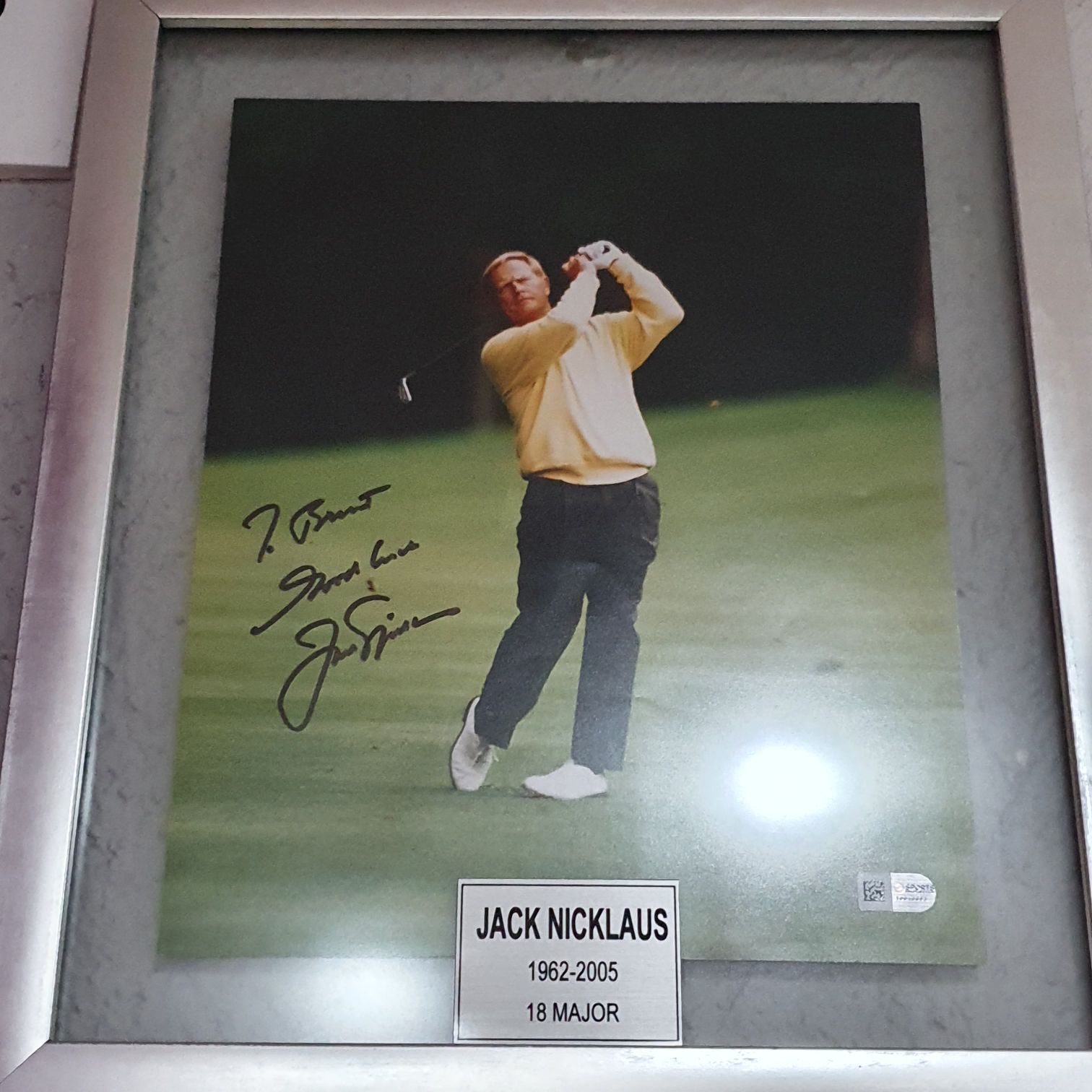 Fotografía Jack Nicklaus - Autografiada (Autografiada) ornament collectible - Main Image 2