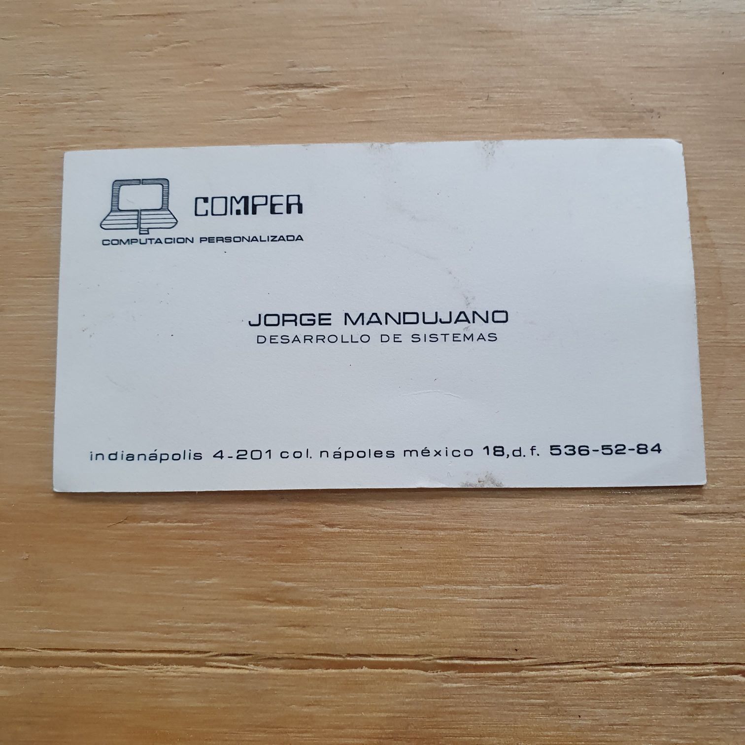 Comper - Desarrollo De Sistemas (Tarjeta De Presentación) ornament collectible - Main Image 2