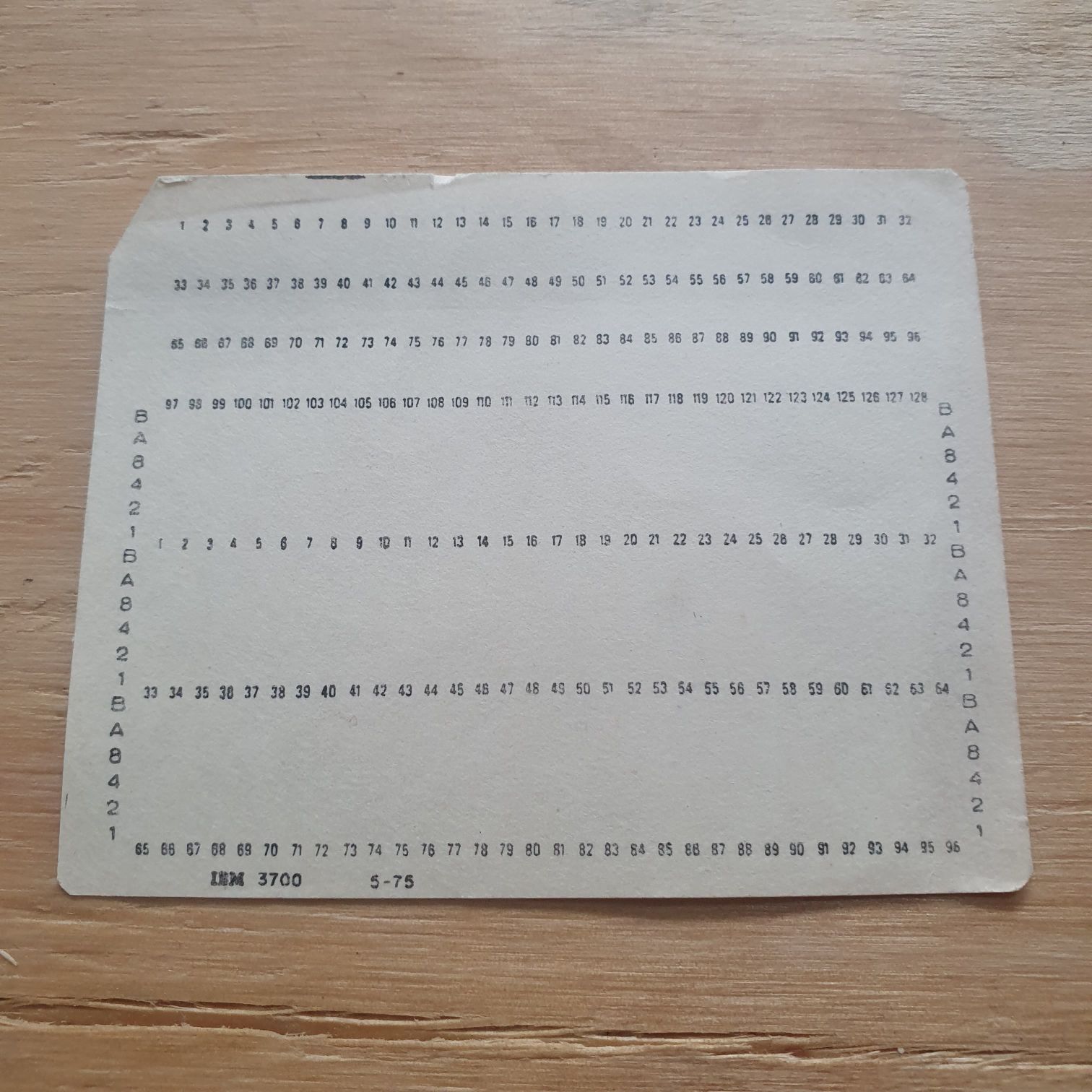 Tarjeta De Perforada 96  (Tarjeta) ornament collectible - Main Image 2