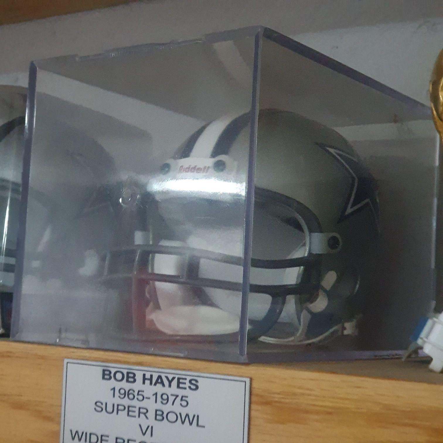 Casco Autografiado Bob Hayes - Autografiada (Autografiada) ornament collectible - Main Image 2