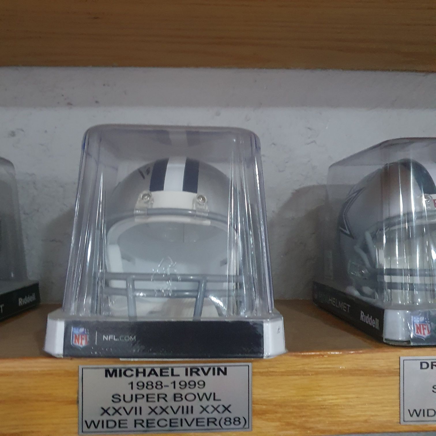 Casco Autografiado Michael Irvin - Autografiada (Autografiada) ornament collectible - Main Image 2