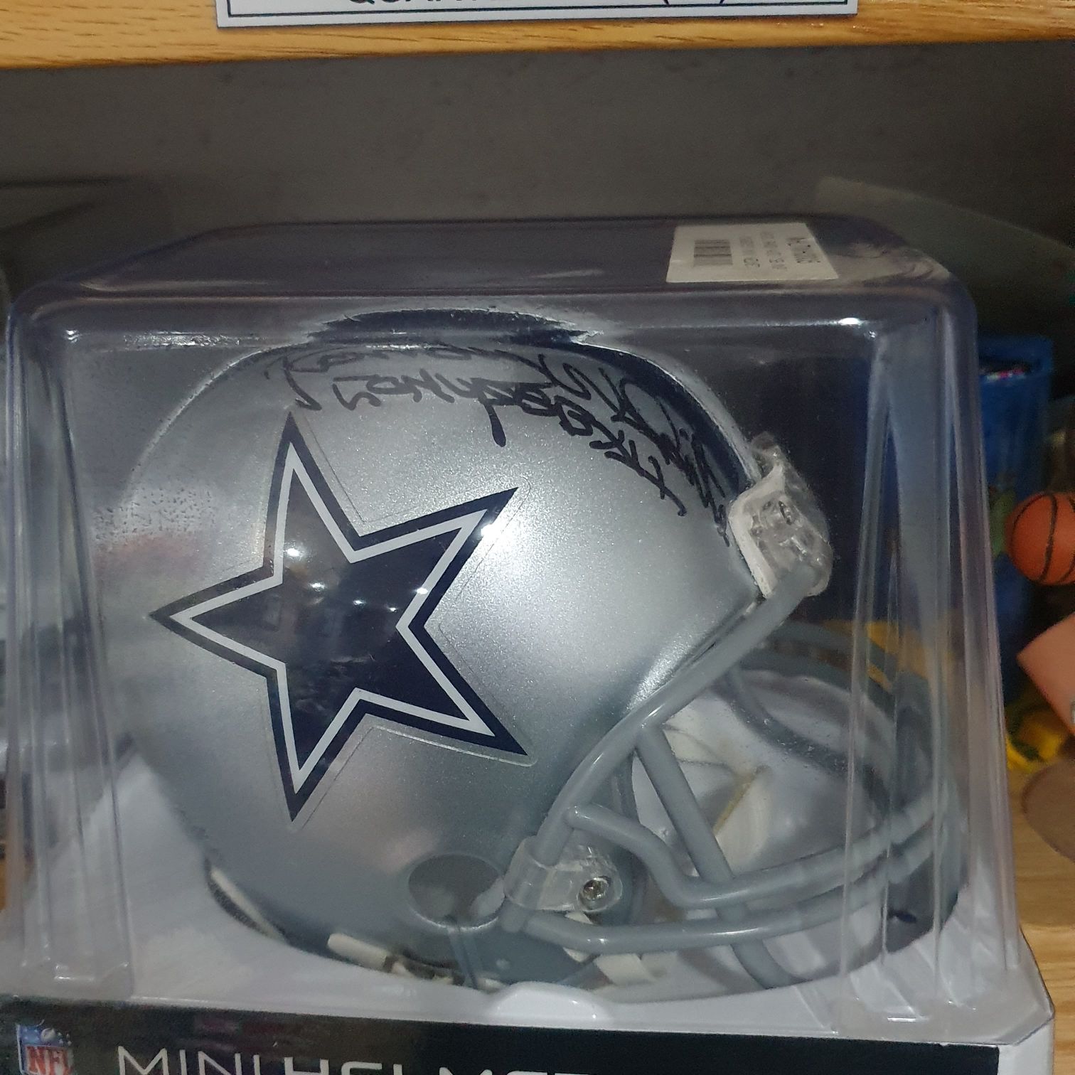 Casco Autografiado Randy White - Autografiada (Autografiada) ornament collectible - Main Image 1