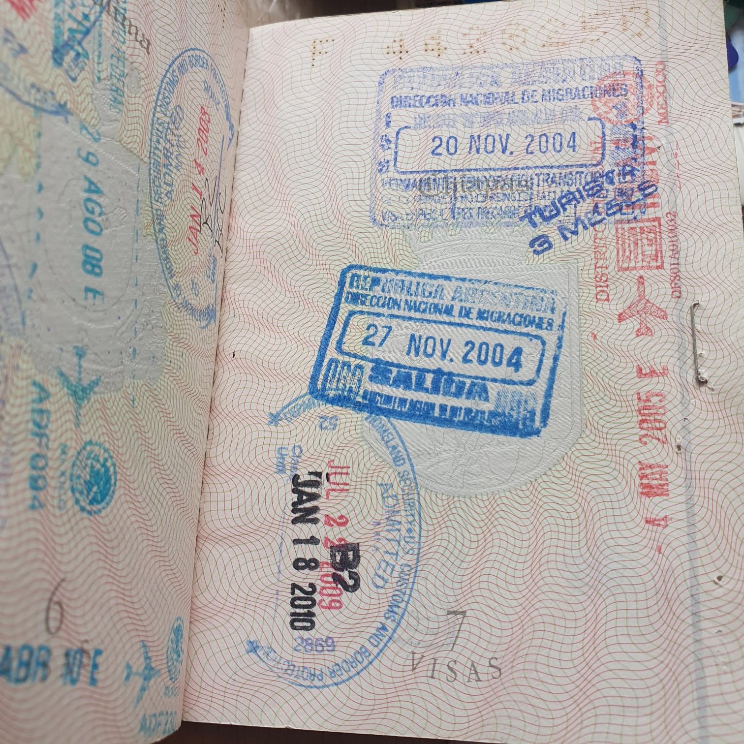 Visa 2003-2013 - Jorge Mandujano Ortiz (Pasaporte 2003-2013) ornament collectible - Main Image 2