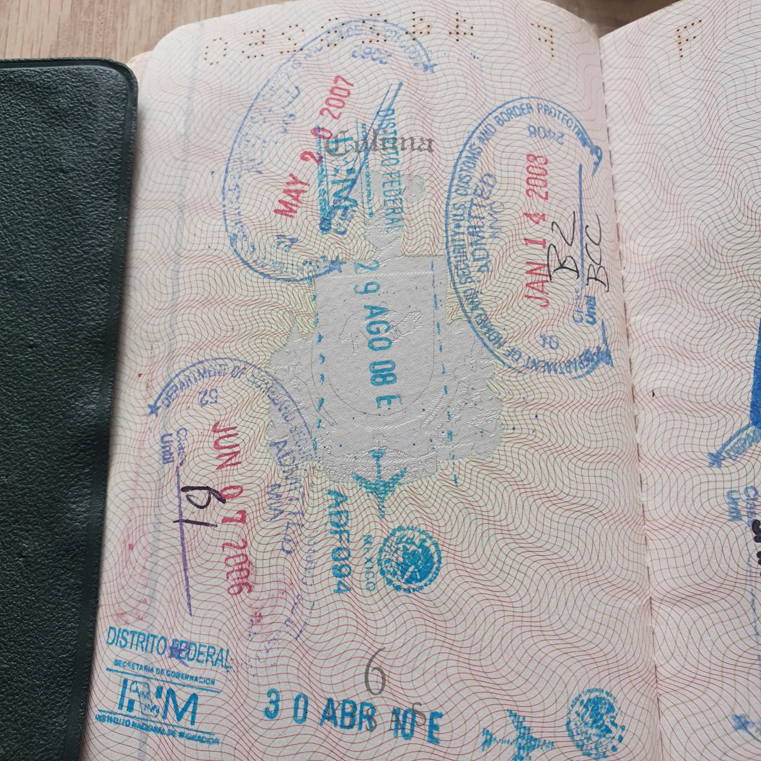 Visa 2003-2013 - Jorge Mandujano Ortiz (Pasaporte 2003-2013) ornament collectible - Main Image 2