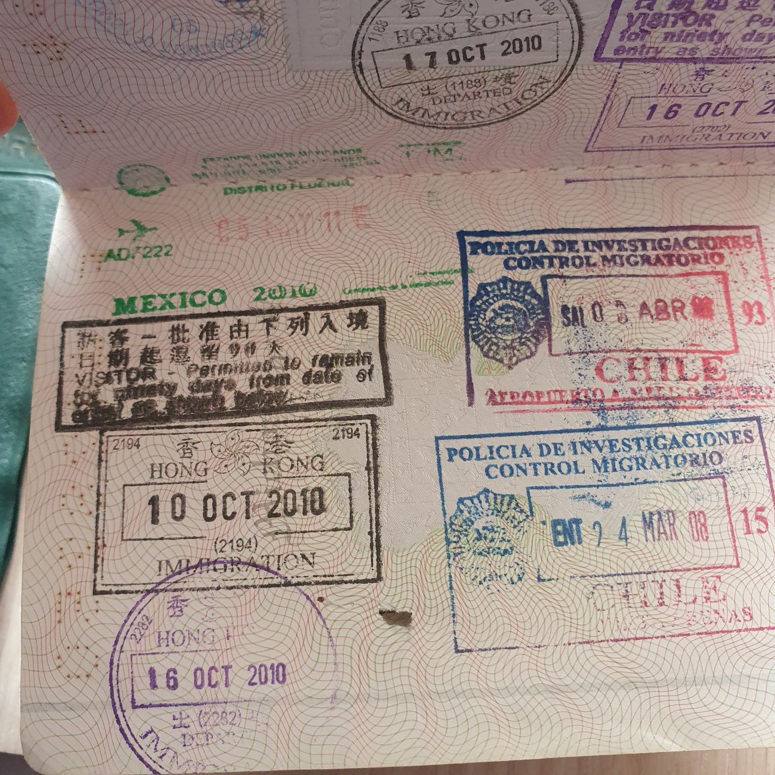 Visa 2003-2013  (Pasaporte 2003-2013) ornament collectible - Main Image 2