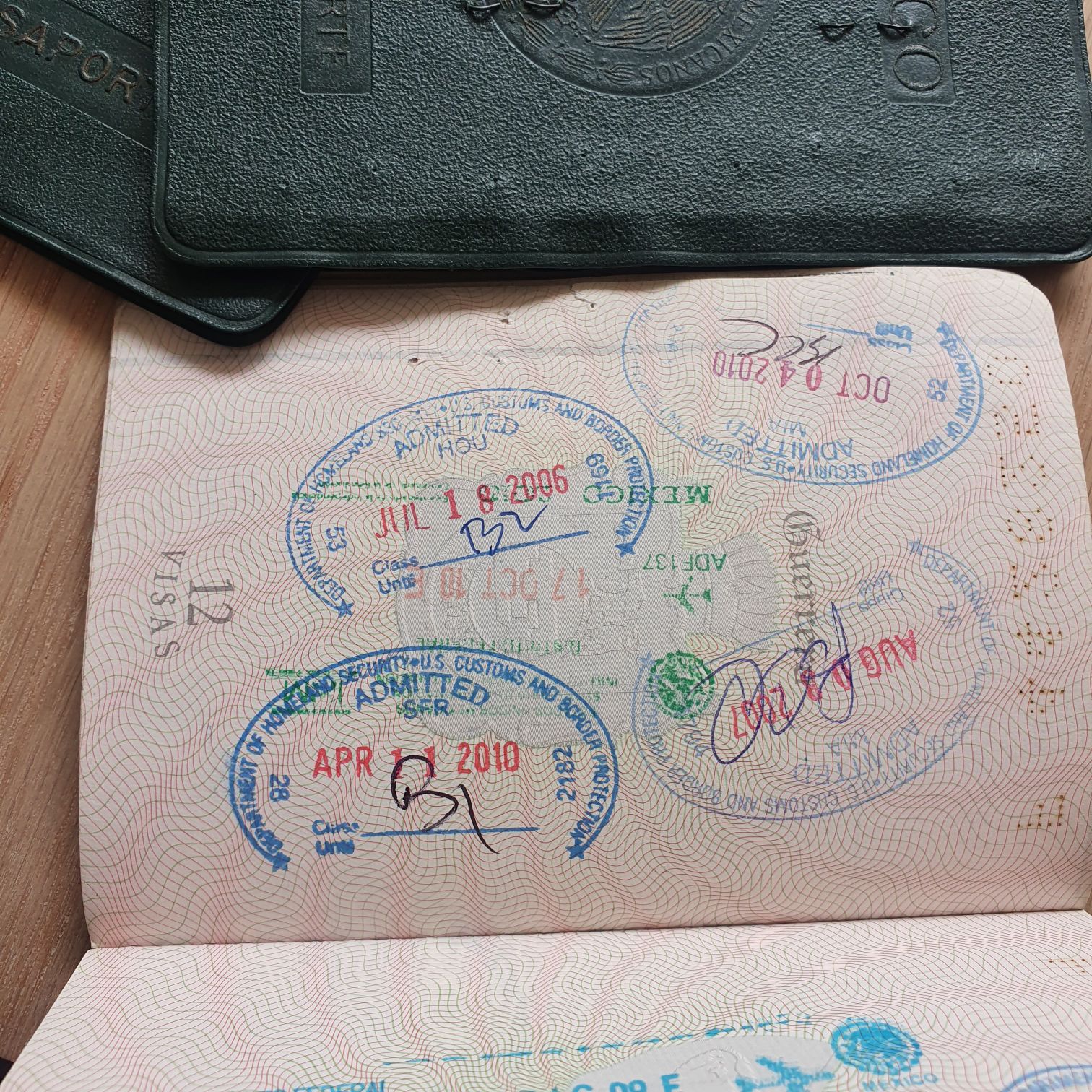 Visa 2003-2013 - Jorge Mandujano Ortiz (Pasaporte 2003-2013) ornament collectible - Main Image 2