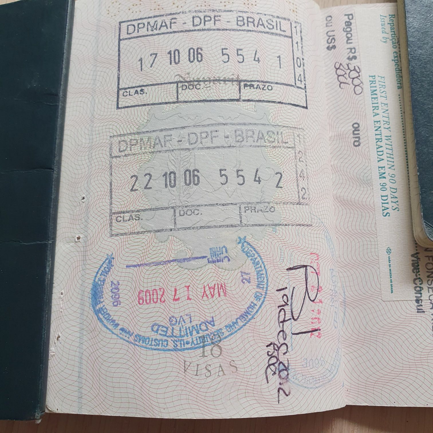 Visa 2003-2013 - Jorge Mandujano Ortiz (Pasaporte 2003-2013) ornament collectible - Main Image 2