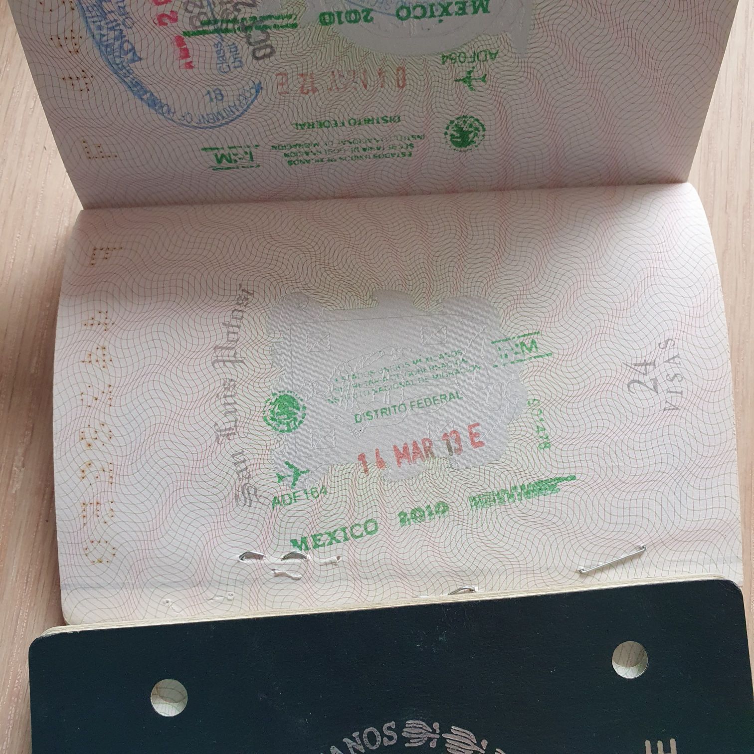 Visa 2003-2013 - Jorge Mandujano Ortiz (Pasaporte 2003-2013) ornament collectible - Main Image 2