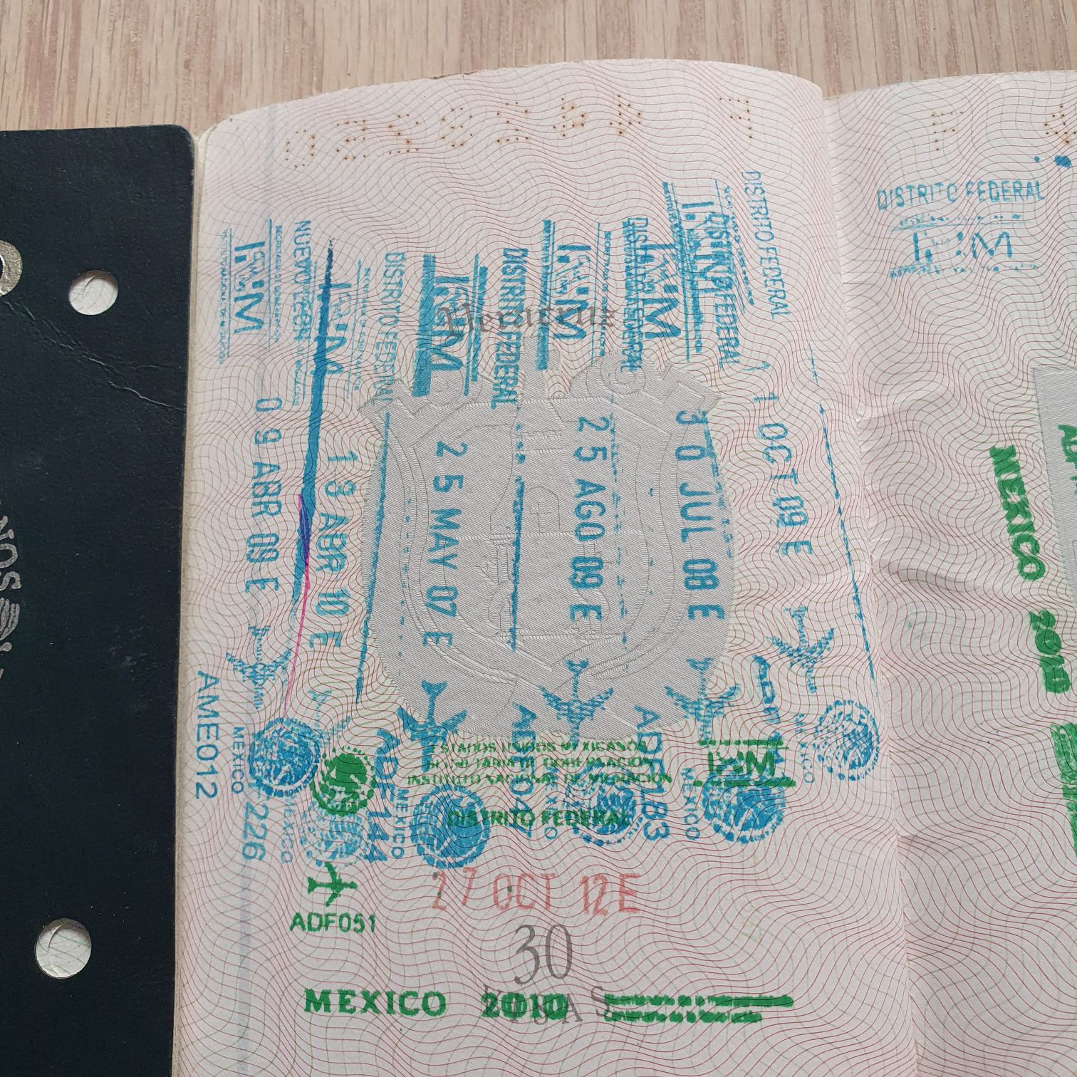 Visa 2003-2013 - Jorge Mandujano Ortiz (Pasaporte 2003-2013) ornament collectible - Main Image 2