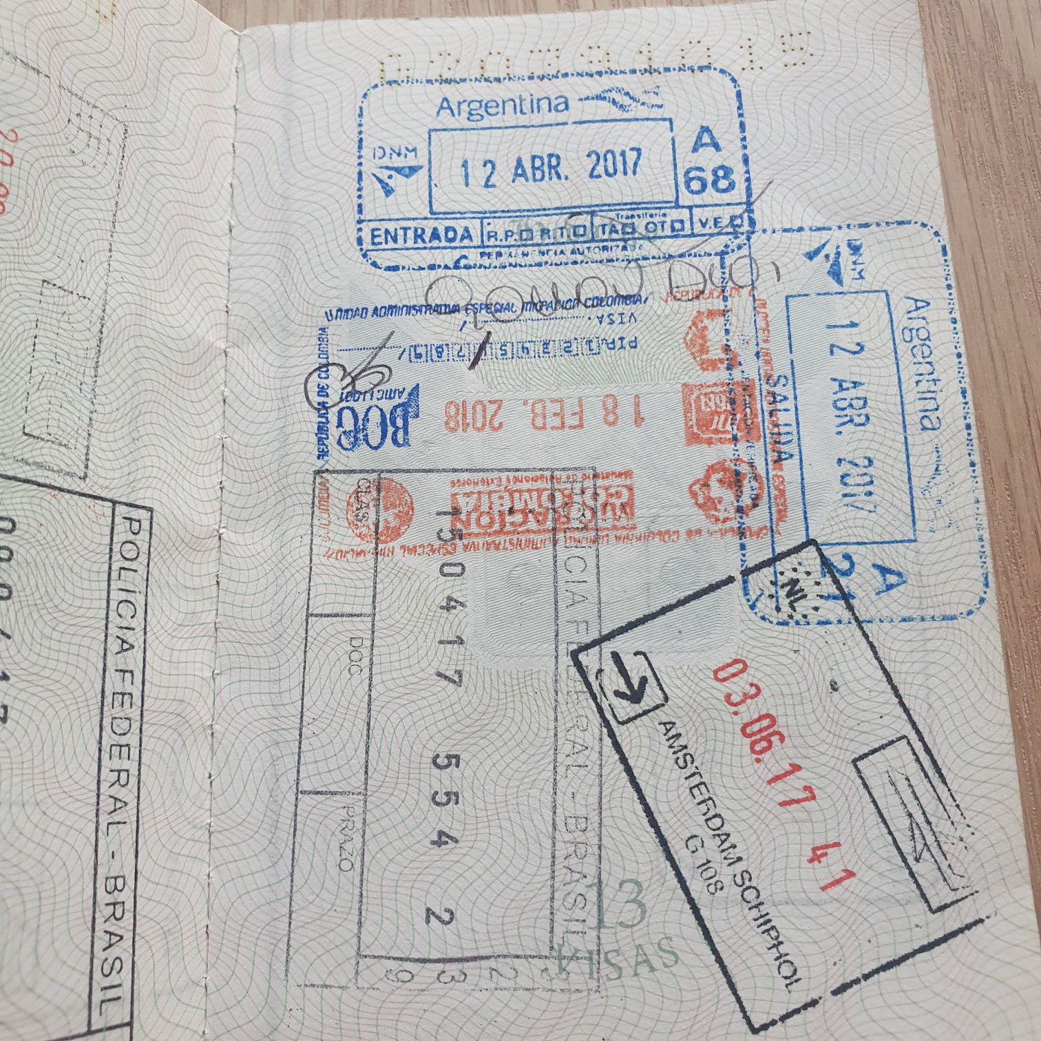 Visa 2016-2026 - Jorge Mandujano Ortiz (Pasaporte 2016-2026) ornament collectible - Main Image 1