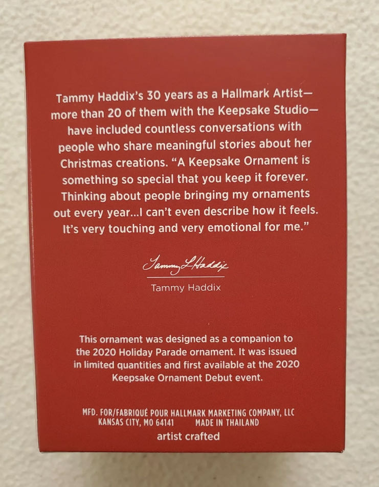 Holiday Parade Companion Cupcake Delivery - Holiday Parade (Limited Edition) ornament collectible [Barcode 763795645657] - Main Image 3