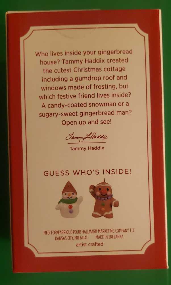 Gingerbread Surprise - KOC Member Exclusive (Classic Christmas) ornament collectible [Barcode 763795612901] - Main Image 2