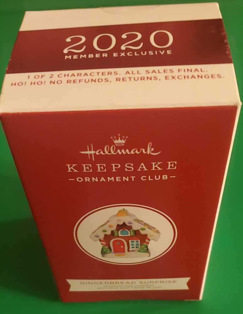 Gingerbread Surprise - KOC Member Exclusive (Classic Christmas) ornament collectible [Barcode 763795612901] - Main Image 3