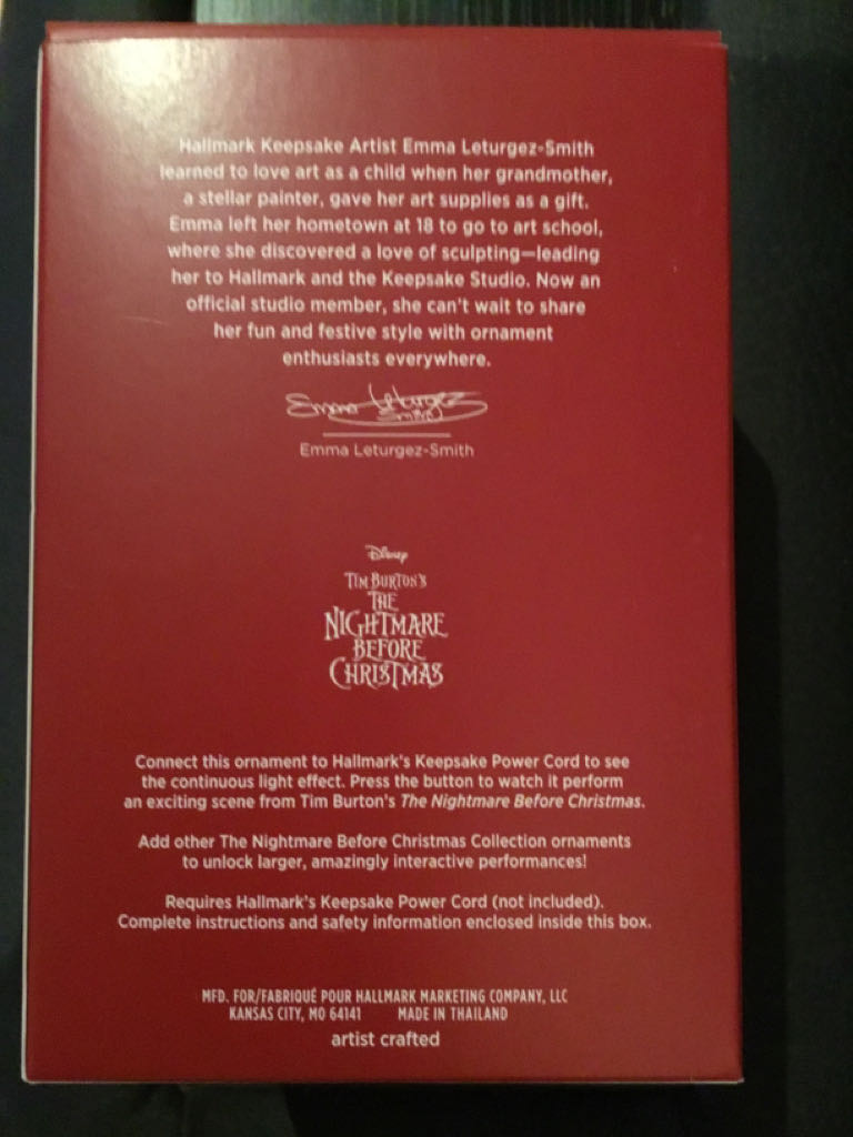 Santa Claus - The Nightmare Before Christmas (Nightmare Before Christmas) ornament collectible [Barcode 763795609437] - Main Image 2