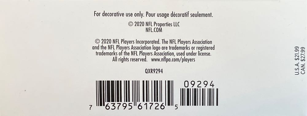 Patrick Mahomes II (Sports / Chiefs) - #26 Football Legends (Kansas City Chiefs) ornament collectible [Barcode 763795617265] - Main Image 3