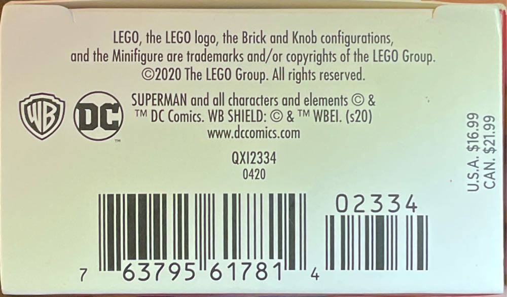 Superman - LEGO DC Super Heroes (DC Superheroes) ornament collectible [Barcode 763795617814] - Main Image 3