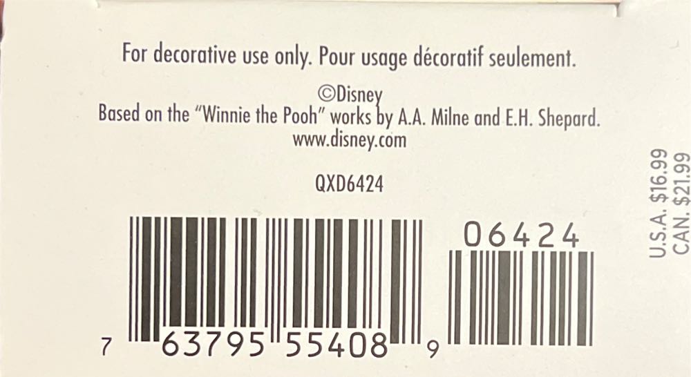 Eeyore’s Christmas Kiss - Disney Winnie The Pooh (Disney Winnie the Pooh) ornament collectible [Barcode 763795554089] - Main Image 4