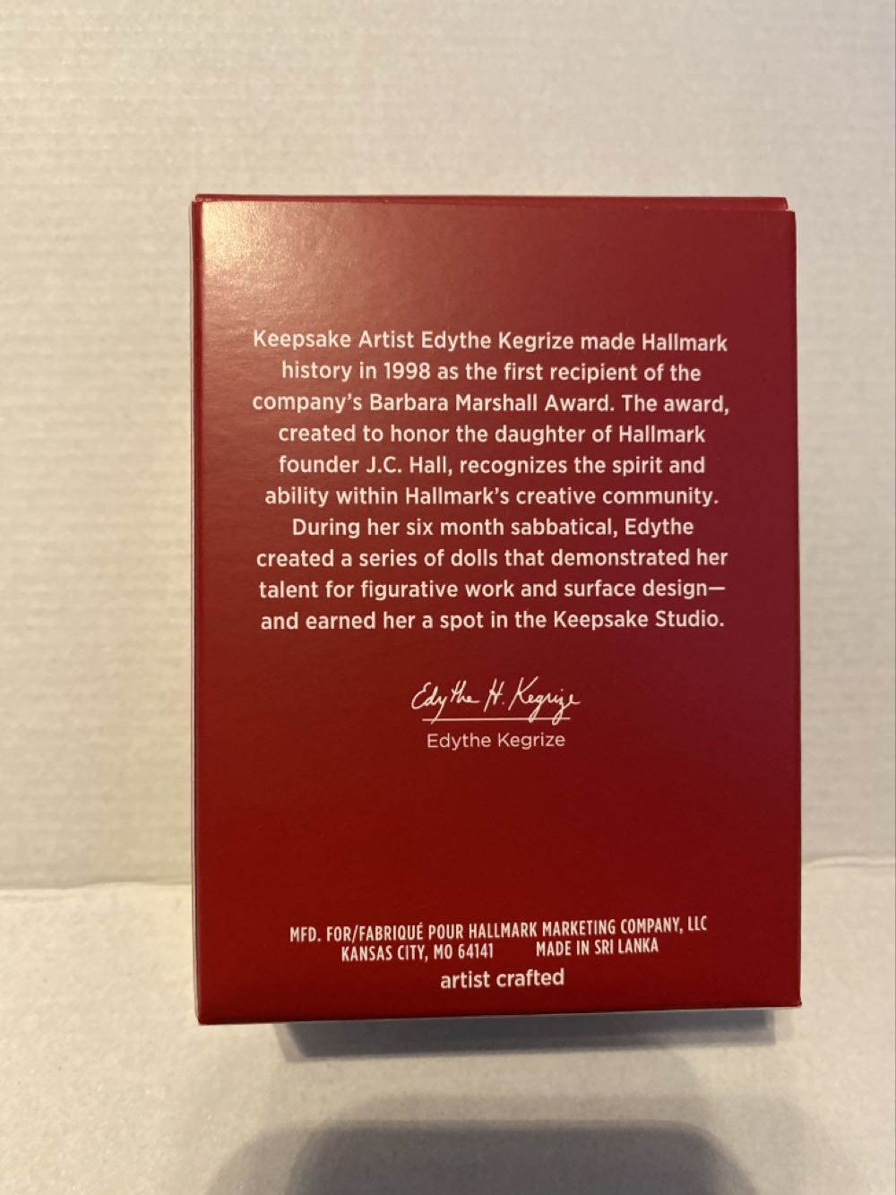 Sew Darn Cute! - Minature (Sewing) ornament collectible [Barcode 763795605033] - Main Image 2