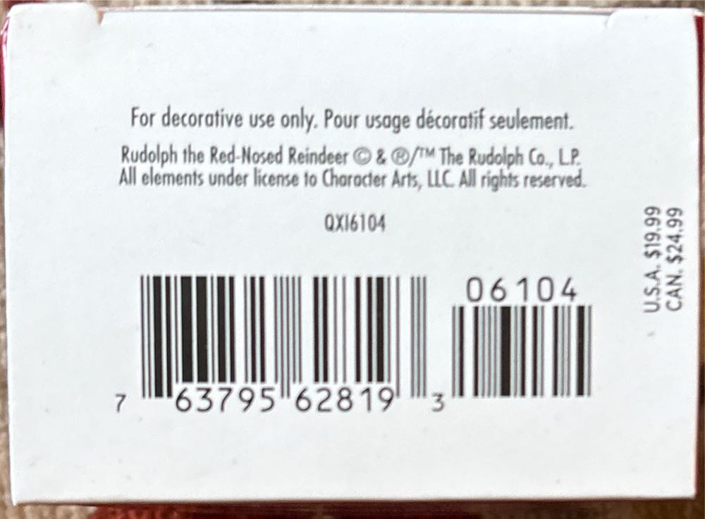 Slippery Skating - Rudolph The Red-Nosed Reindeer (Rudolph) ornament collectible [Barcode 763795628193] - Main Image 4