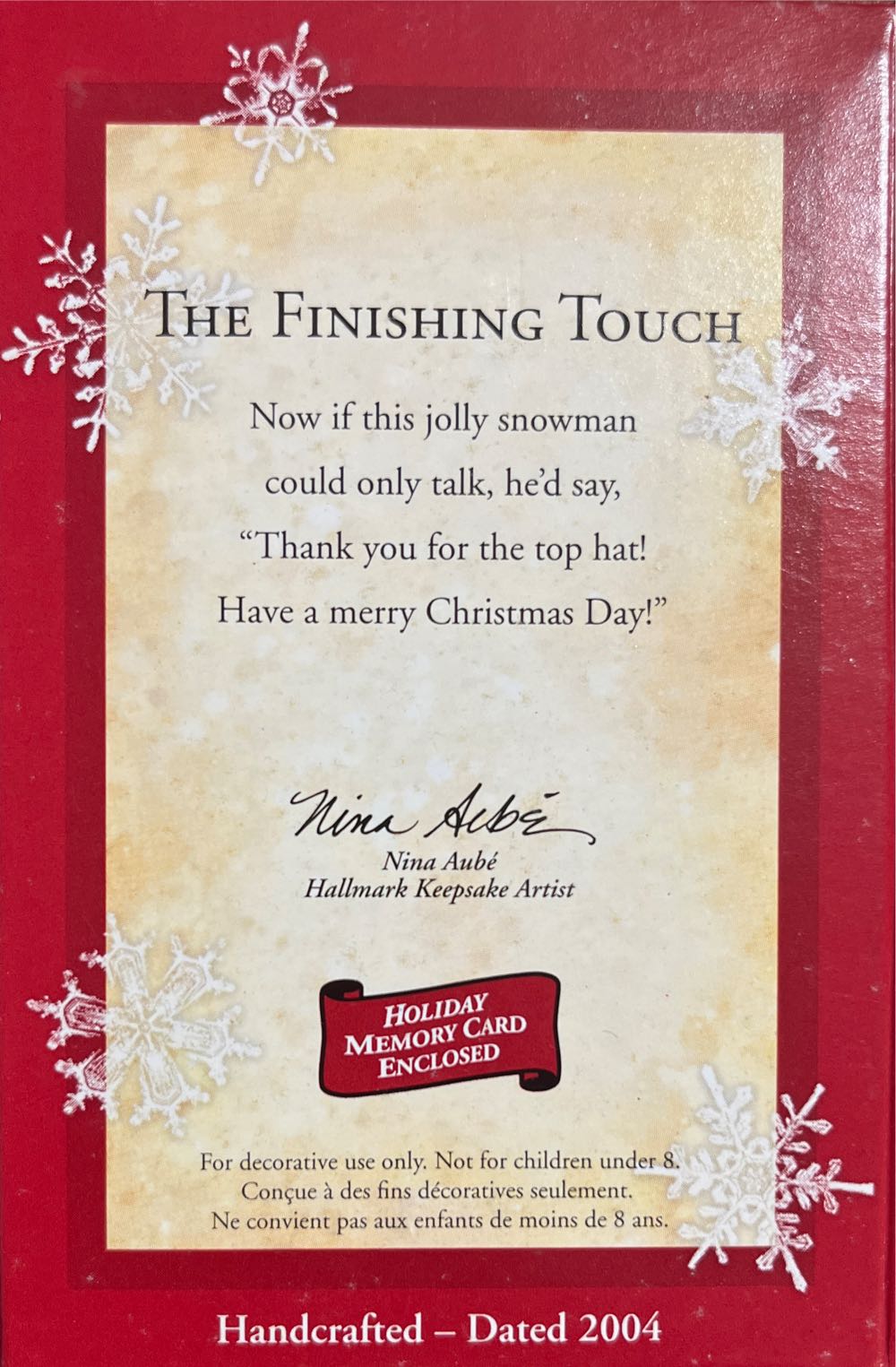 The Finishing Touch  (Penguin) ornament collectible - Main Image 2