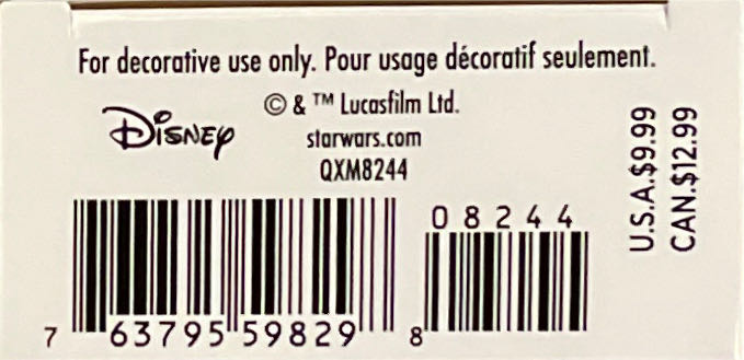 Star Wars 2020 Luke Skywalker’s X-Wing - Star Wars (Hallmark Keepsake Miniature) ornament collectible [Barcode 763795598298] - Main Image 3