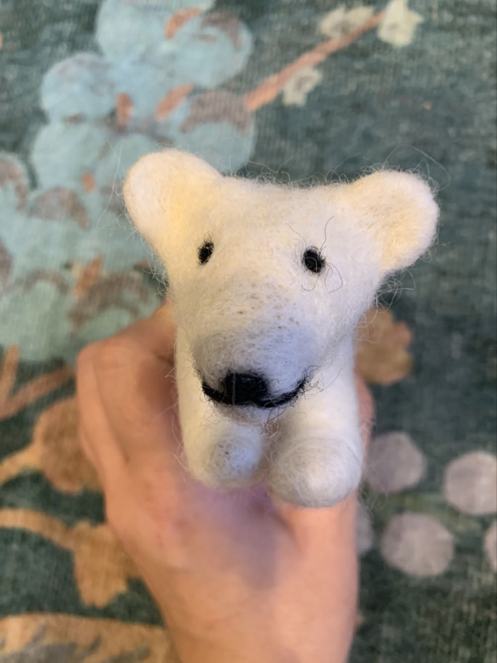 Polar Bear - Felt  ornament collectible - Main Image 3
