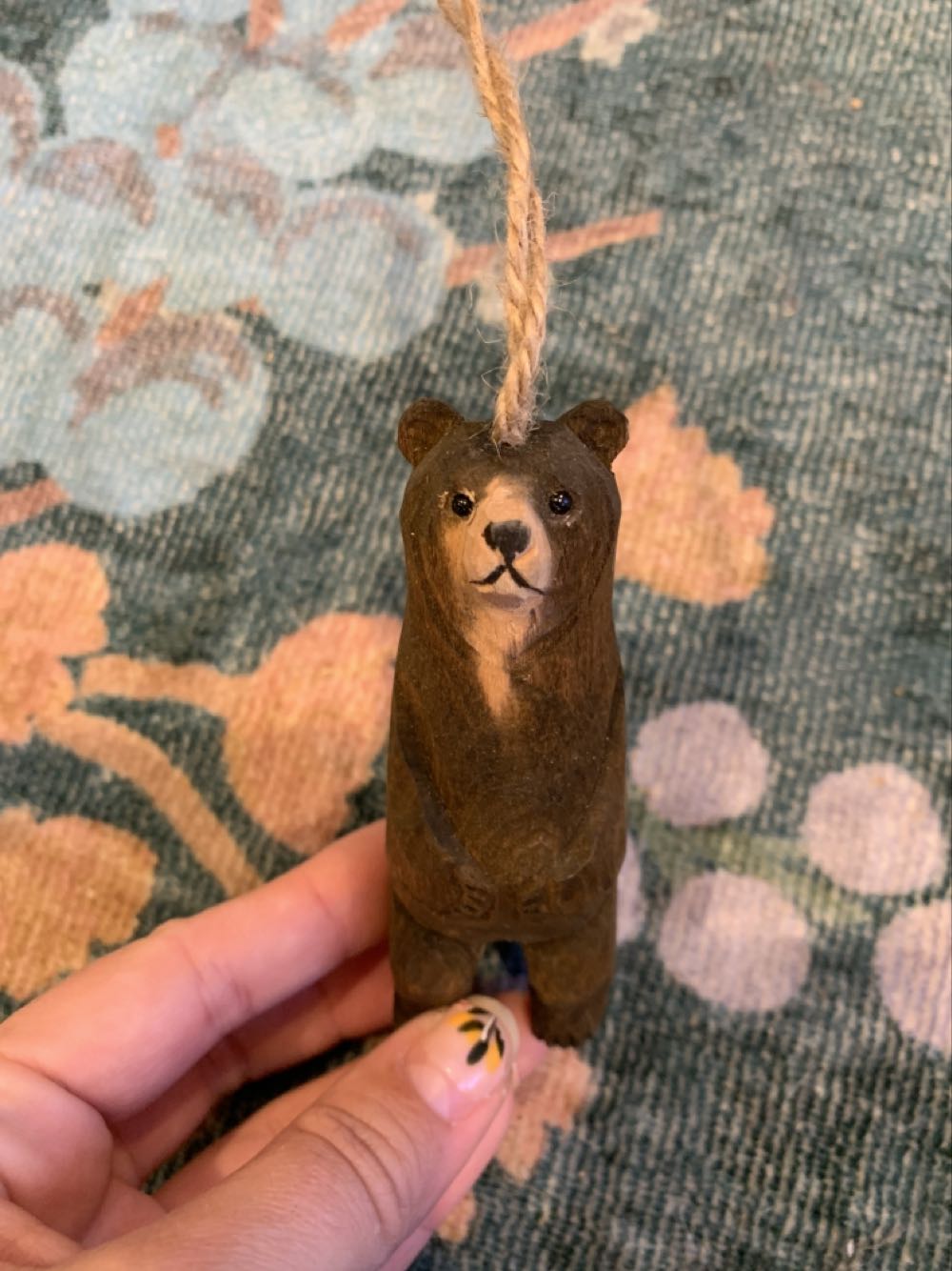 Wooden Bear   ornament collectible - Main Image 3