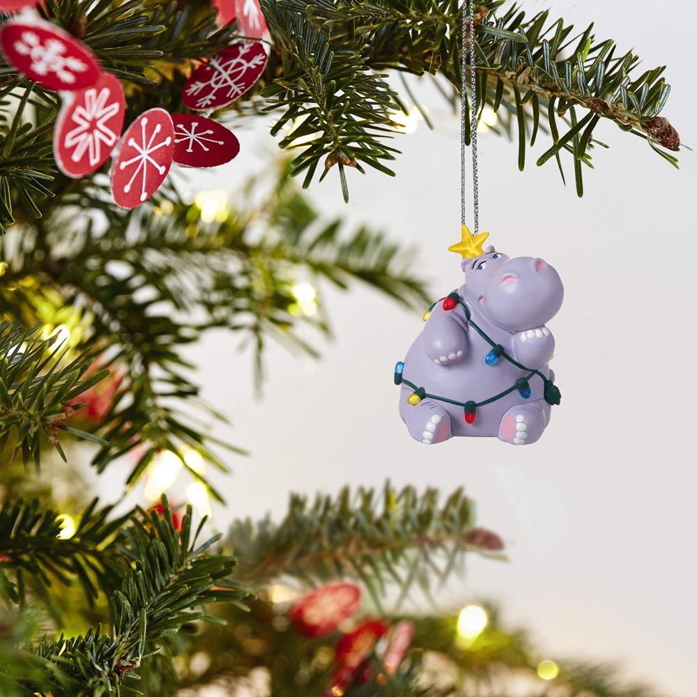 Holiday Hippo - Mini (Miniature) ornament collectible [Barcode 763795609338] - Main Image 3