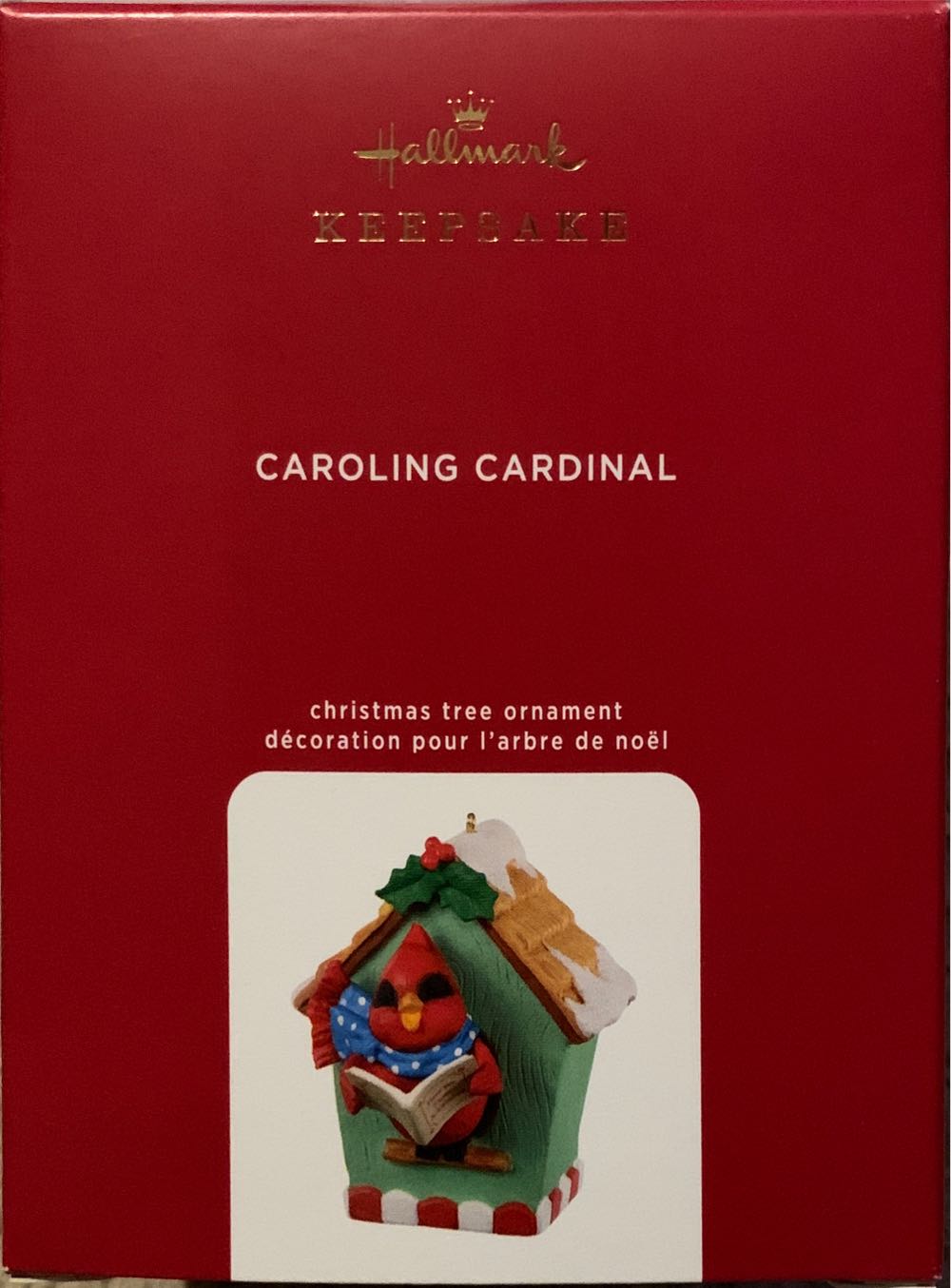 Caroling Cardinal - Caroling Birds (Birds) ornament collectible [Barcode 763795622504] - Main Image 2