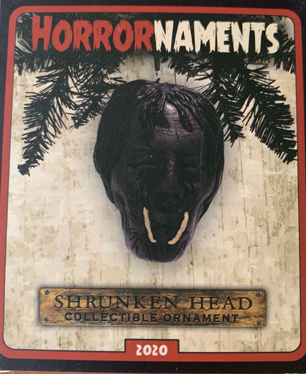 Horrornaments Shrunken Head - Horrornaments ornament collectible [Barcode 854565007079] - Main Image 1
